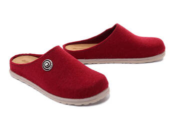 Dr. Brinkmann 320175-41 - kapcie damskie bordowe