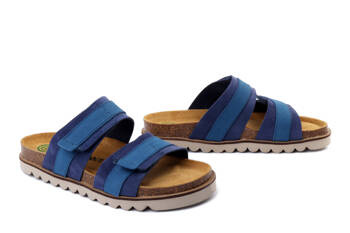 Dr. Brinkmann 700572-05 - klapki damskie niebieskie