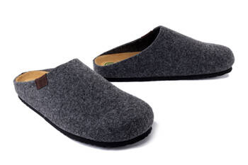 Dr. Brinkmann 220056-09 - kapcie męskie anthrazit