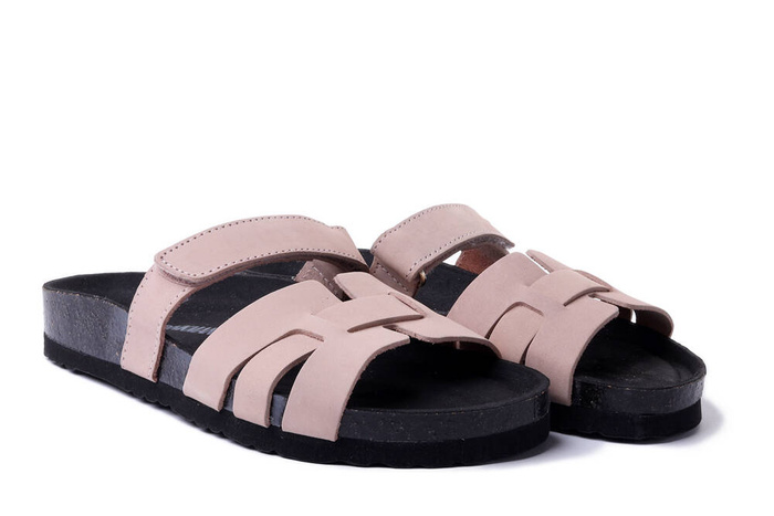 Dr. Brinkmann 700509-42 - klapki damskie nude