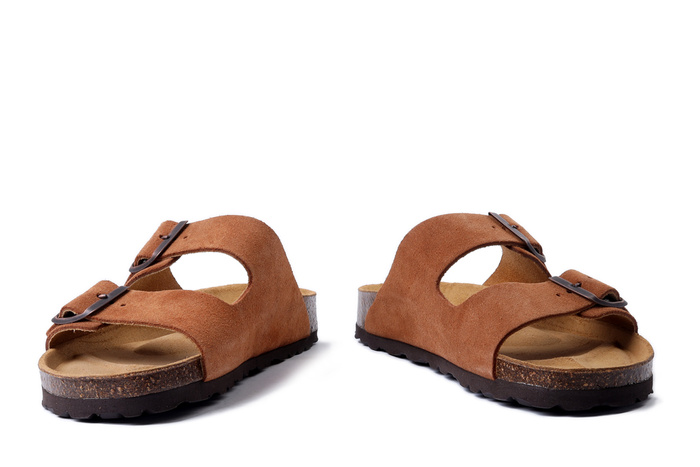 Dr. Brinkmann 600134-21 - klapki damskie/męskie cognac
