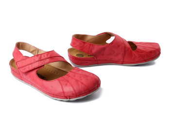 Dr. Brinkmann 710558-04 - sandały damskie czerwone