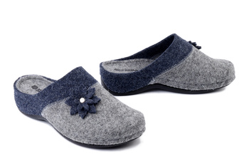 Dr. Brinkmann 320275-05 - kapcie damskie niebieskie