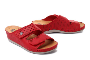 Dr. Brinkmann 700568-04 - klapki damskie czerwone
