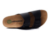 Dr. Brinkmann 601835-01 - klapki męskie schwarz/mustang