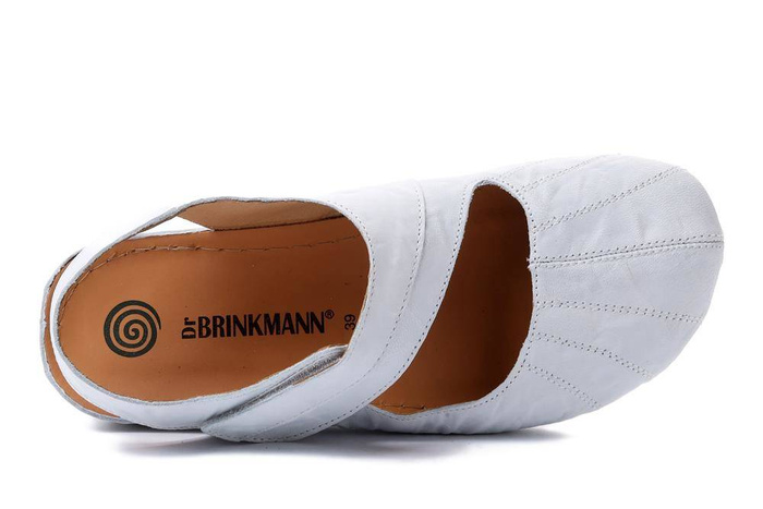Dr. Brinkmann 710558-03 - sandały damskie białe