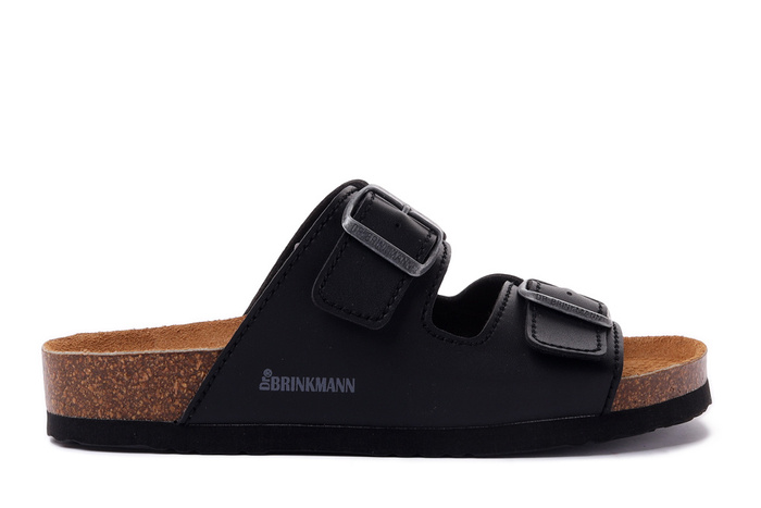 Dr. Brinkmann 600303-01 - klapki męskie czarne