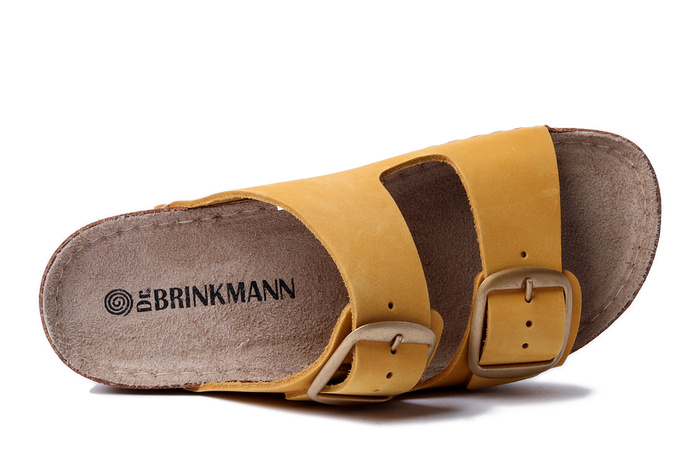 Dr. Brinkmann 700741-06 - klapki damskie gelb