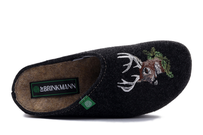 Dr. Brinkmann 220006-09 - klapki męskie anthrazit