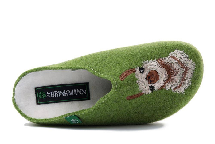 Dr. Brinkmann 320151-71 - kapcie damskie pistazie