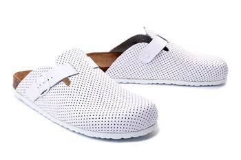 Dr. Brinkmann 600251-03 - klapki damskie białe