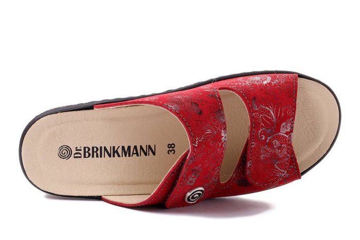 Dr. Brinkmann 700412-04 - klapki damskie czerwone