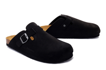 Dr. Brinkmann 600355-01 - klapki męskie czarne