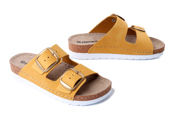 Dr. Brinkmann 700741-06 - klapki damskie gelb