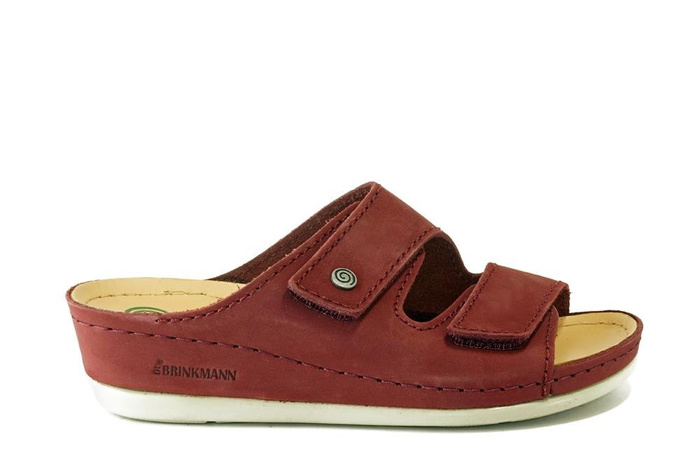 Dr. Brinkmann 701049-41 - klapki damskie bordowe