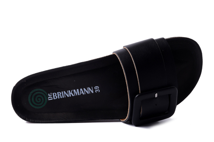 Dr. Brinkmann 700758-01 - klapki damskie czarne