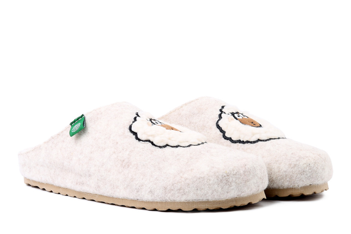 Dr. Brinkmann 320263-81 - kapcie damskie offwhite