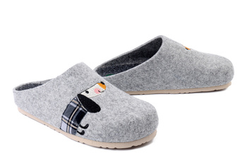 Dr. Brinkmann 320276-91 - kapcie damskie jasnoszare