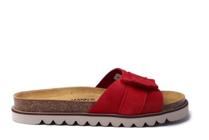 Dr. Brinkmann 700571-04 - klapki damskie czerwone