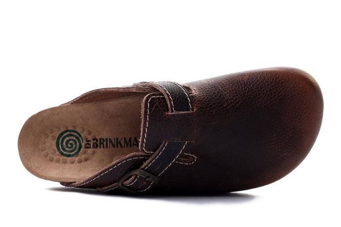 Dr. Brinkmann 600425-02 - klapki męskie brązowe