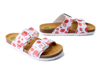 Dr. Brinkmann 700742-04 - klapki damskie erdbeere