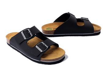 Dr. Brinkmann 600135-01 - klapki męskie czarne