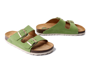 Dr. Brinkmann 700697-71 - klapki damskie hellgrun