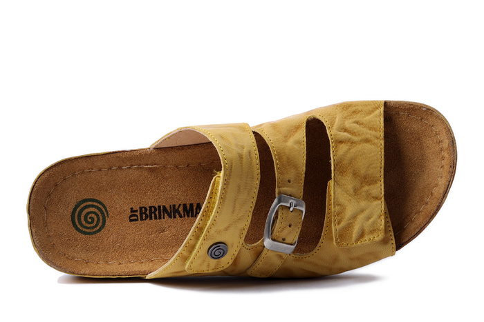 Dr. Brinkmann 700745-06 - klapki damskie gelb
