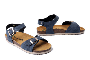 Dr. Brinkmann 710211-05 - sandały damskie niebieskie