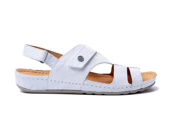 Dr. Brinkmann 710633-03 - sandały damskie białe