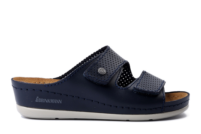 Dr. Brinkmann 700616-05 - klapki damskie niebieskie