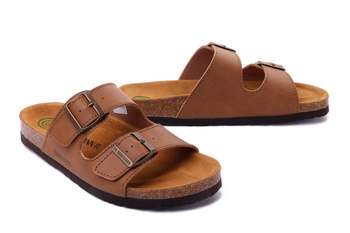 Dr. Brinkmann 602851-02 - klapki męskie brązowe