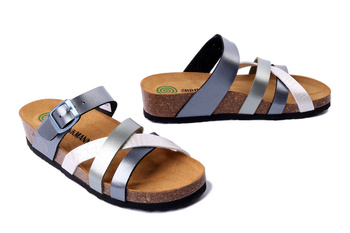 Dr. Brinkmann 700698-09 - klapki damskie anthrazit