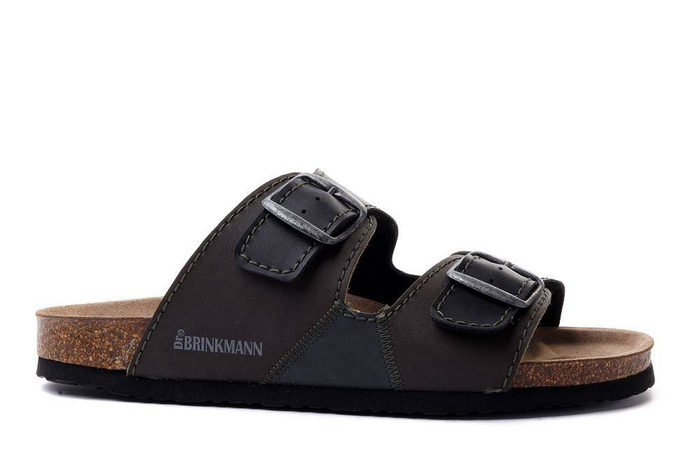 Dr. Brinkmann 601005-01 - klapki męskie schwarz/multi