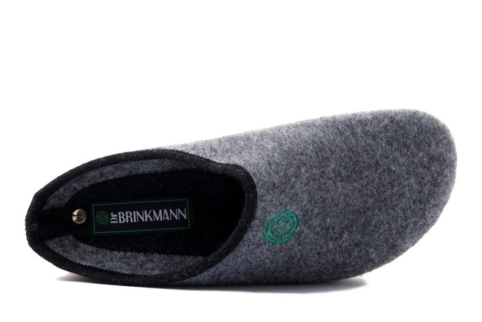 Dr. Brinkmann 220021-91 - kapcie męskie jasnoszare