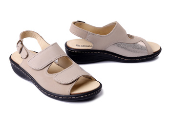 Dr. Brinkmann 710183-08 - sandały damskie cream