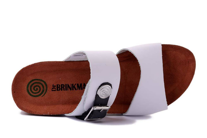 Dr. Brinkmann 700959-03 - klapki damskie białe