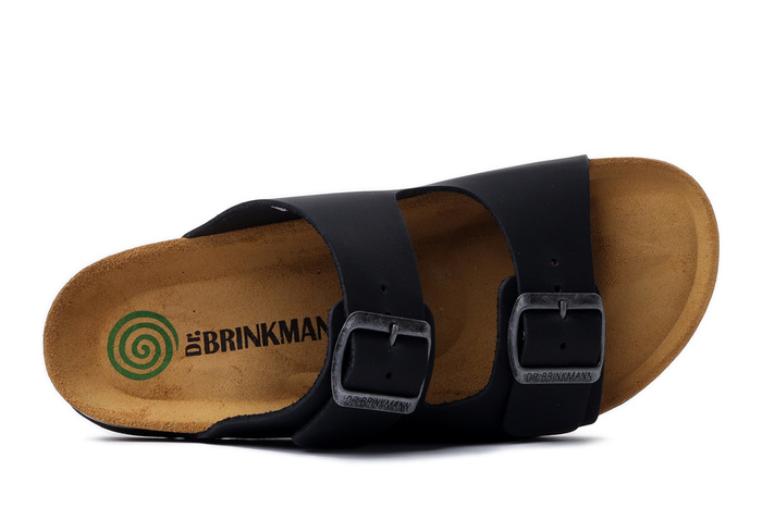 Dr. Brinkmann 600390-01 - klapki damskie czarne