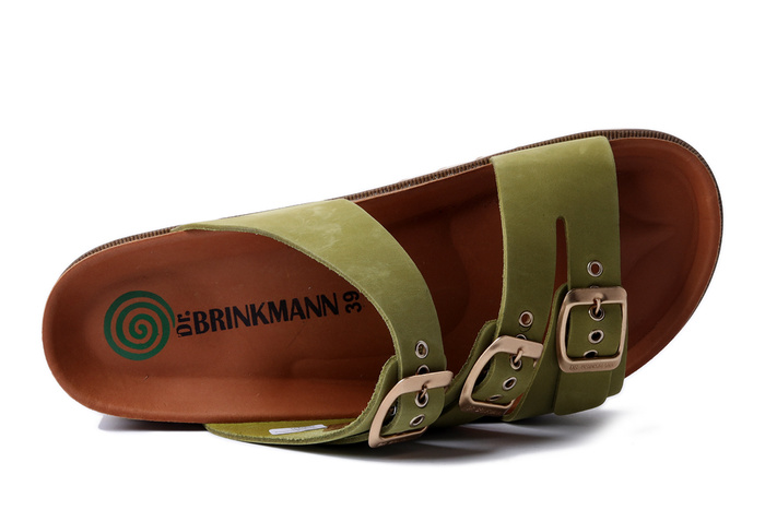 Dr. Brinkmann 700684-71 - klapki damskie hellgrun