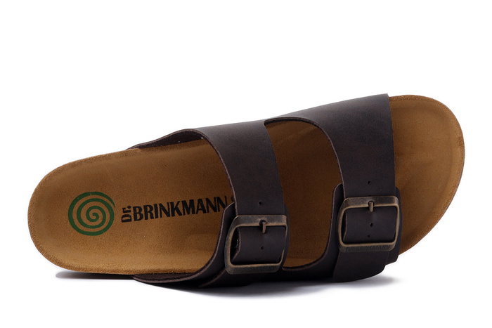 Dr. Brinkmann 600275-02 - klapki damskie/męskie brązowe