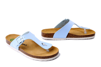 Dr. Brinkmann 700714-55 - klapki damskie hellblau