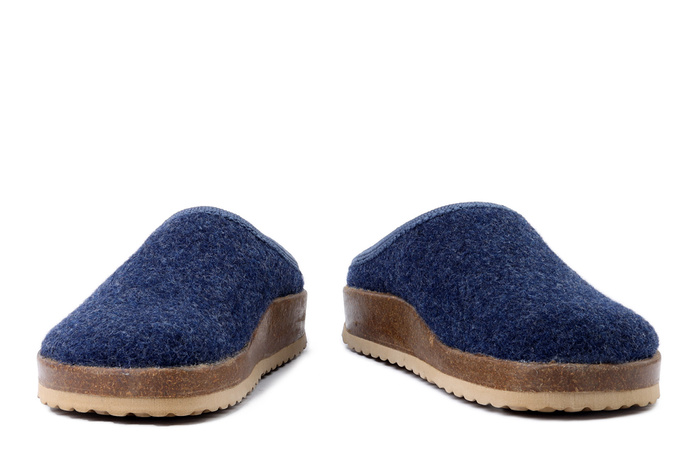 Dr. Brinkmann 220071-05 - kapcie damskie niebieskie