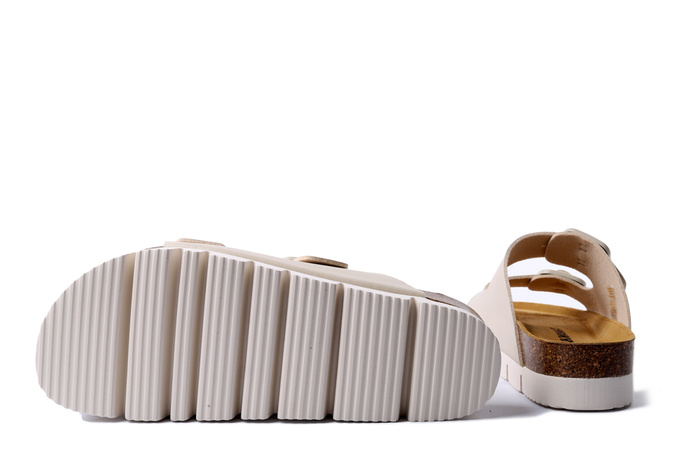 Dr. Brinkmann 700706-81 - klapki damskie offwhite