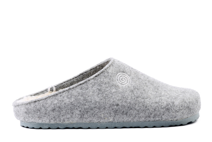 Dr. Brinkmann 320261-91 - kapcie damskie jasnoszare