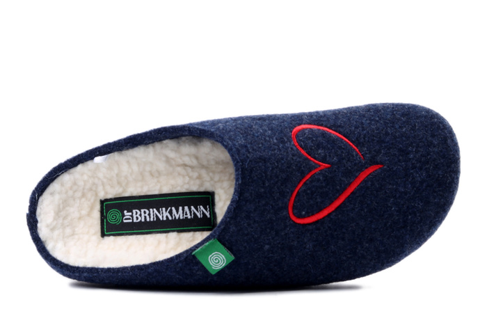 Dr. Brinkmann 320270-05 - kapcie damskie niebieskie