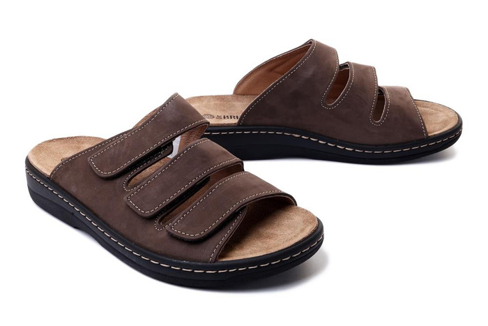 Dr. Brinkmann 600464-02 - klapki męskie moro