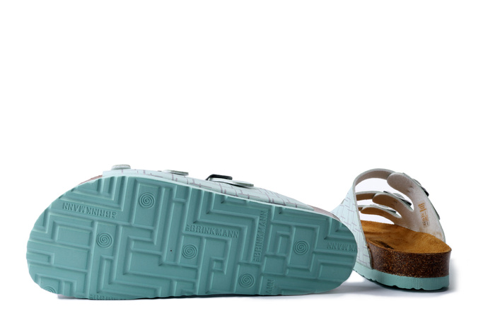 Dr. Brinkmann 700705-71 - klapki damskie mint