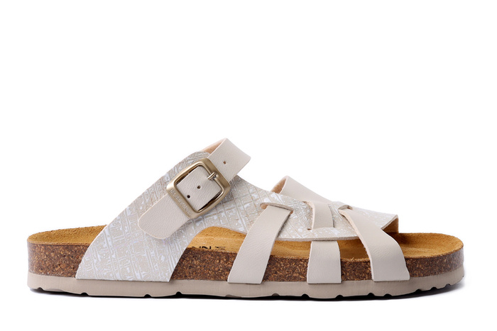 Dr. Brinkmann 700712-81 - klapki damskie offwhite