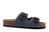Dr. Brinkmann 600308-05 - klapki męskie jeans/mokka
