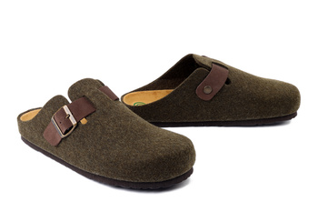 Dr. Brinkmann 220077-07 - klapki męskie zielone